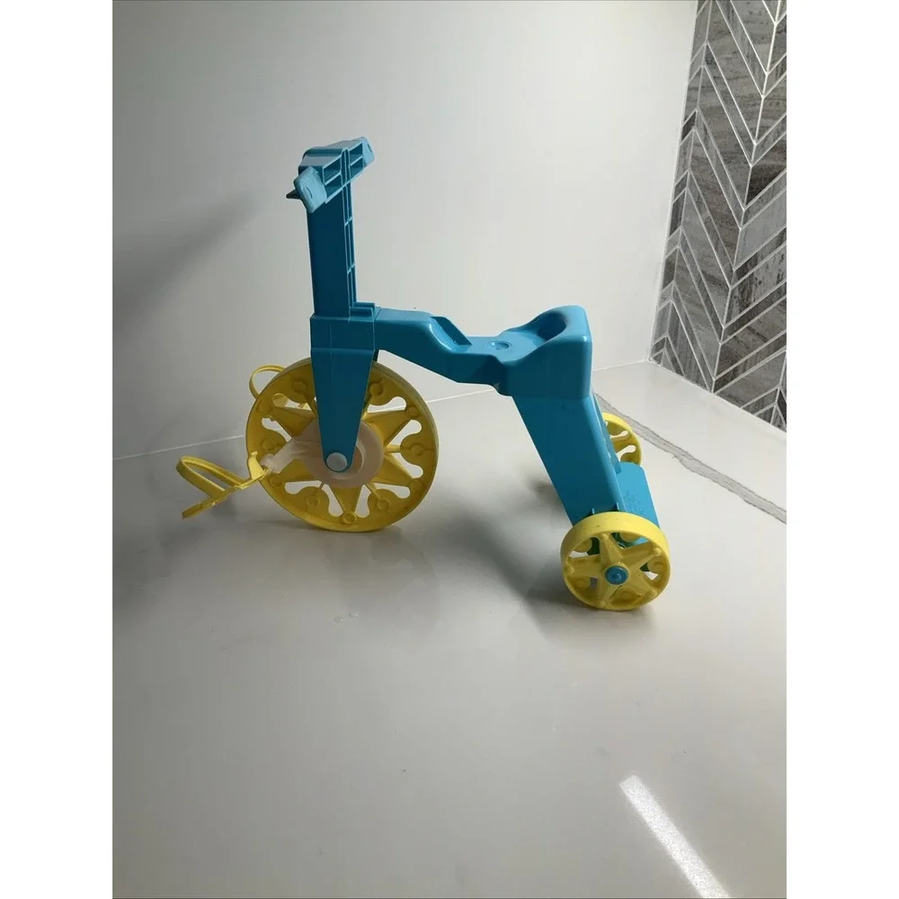 Vtg Mattel 1967 Tippee Toes Tricycle Trike & Riding Horse For Dolls Toys NO DOLL